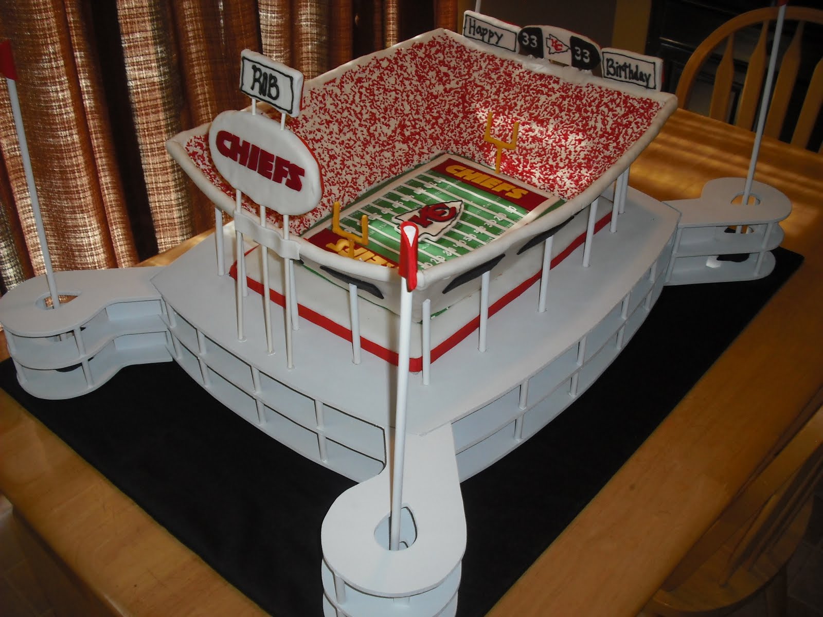 Kansas City Chiefs Stadium Cake