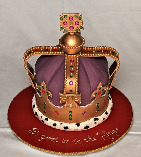 King Crown Birthday Cake