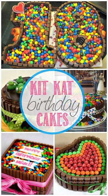 Kit Kat Birthday Cake