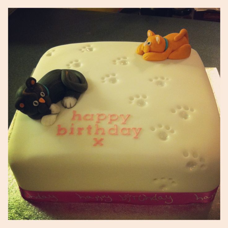 Kitty Cat Birthday Cake