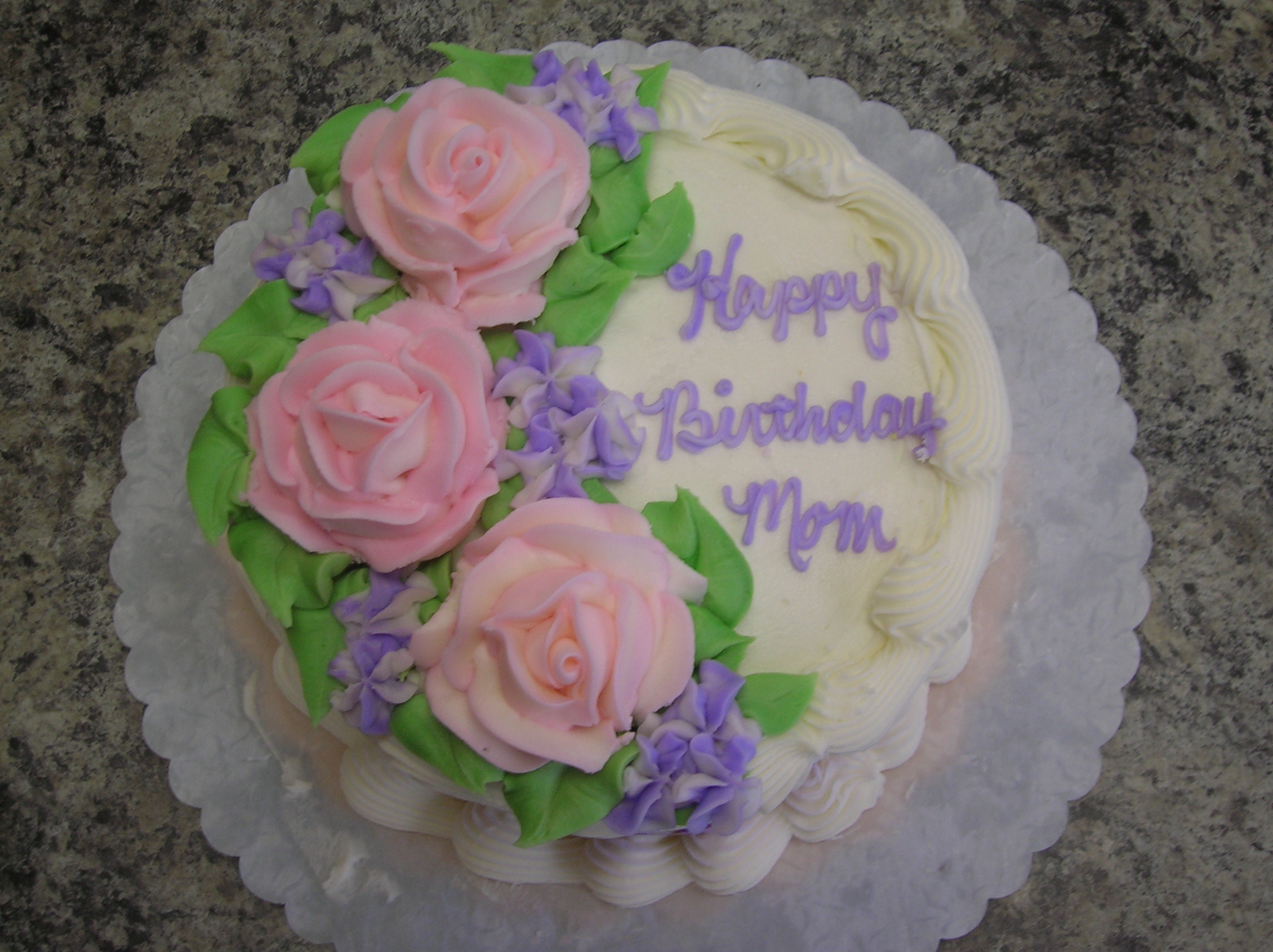 Light Pink Adult Birthday Cakes