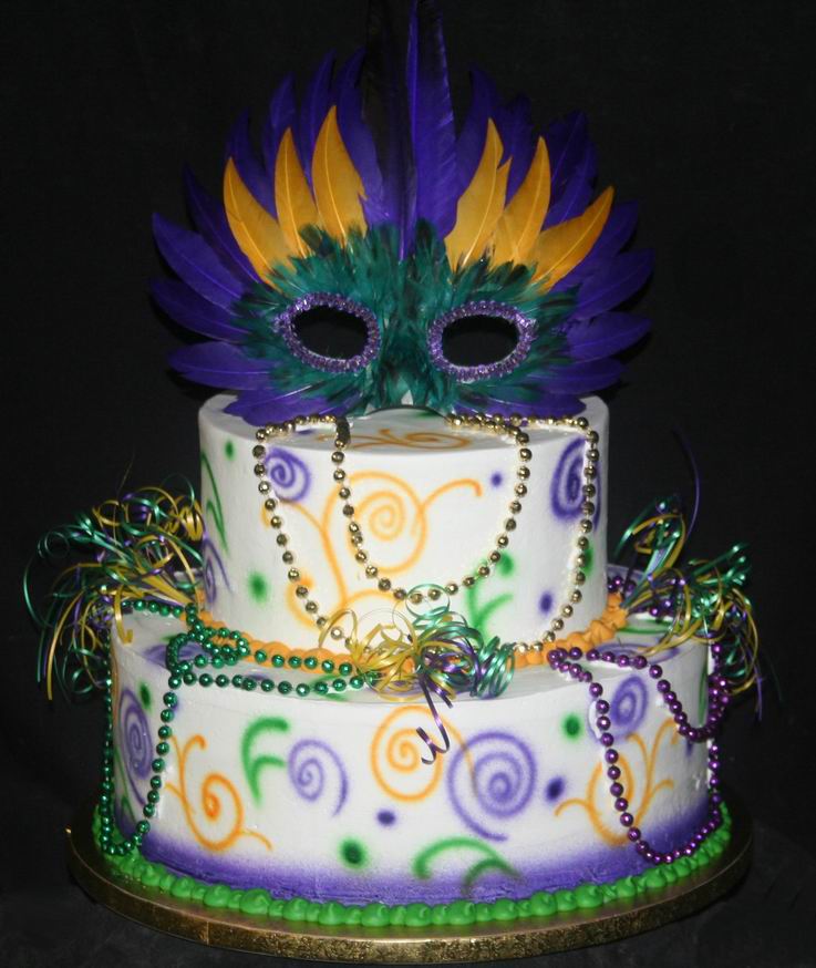 Mardi Gras Birthday Cake Ideas