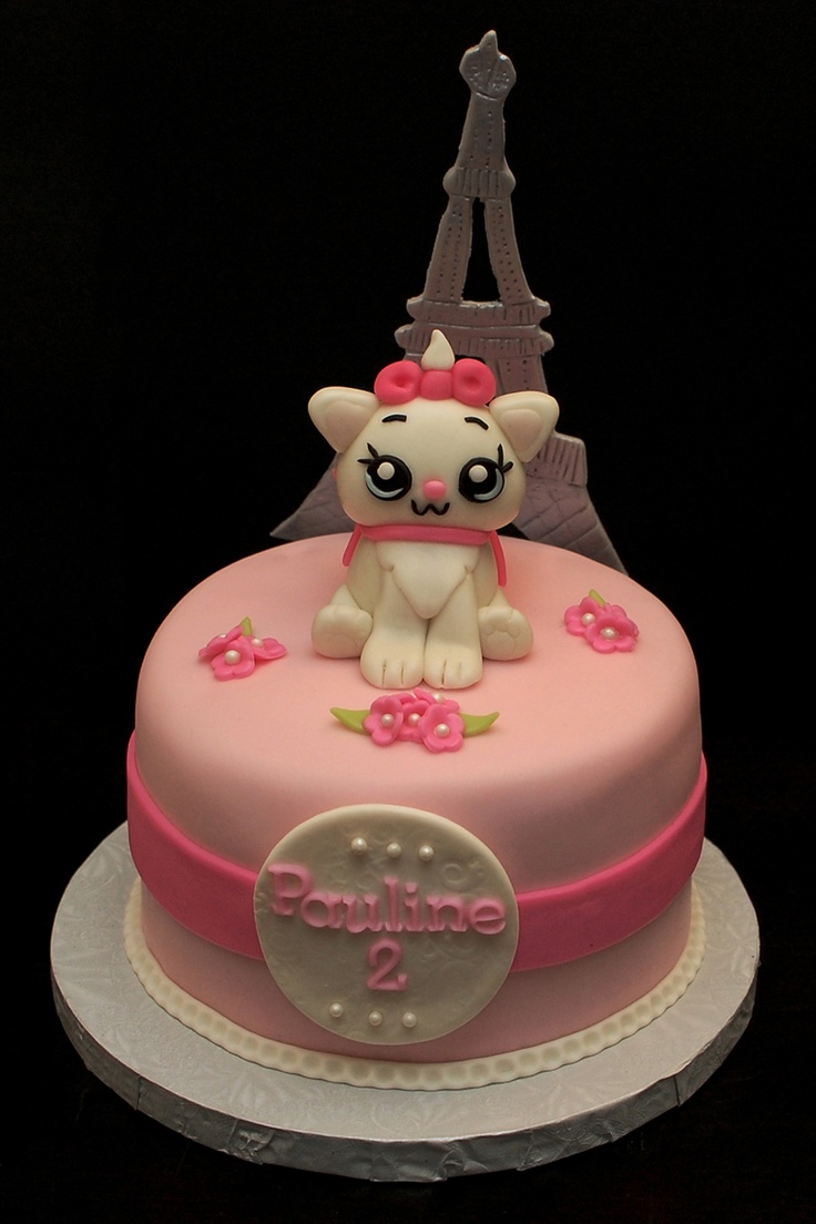 Marie Cat Birthday Cake