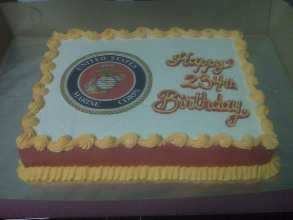 8 Photos of 50th Bday Cakes For Marines