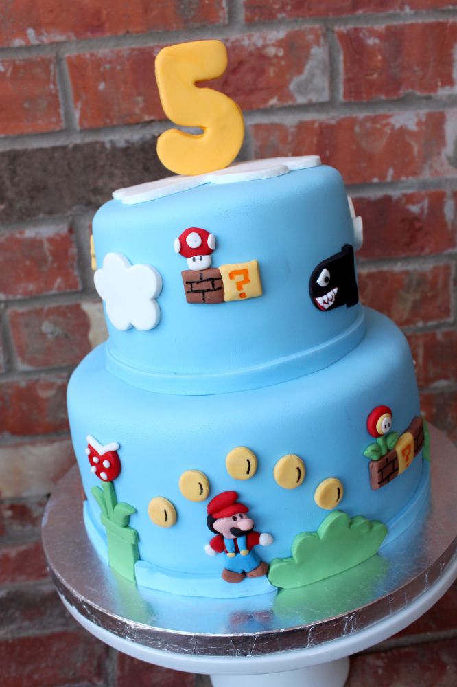 Mario Birthday Cake