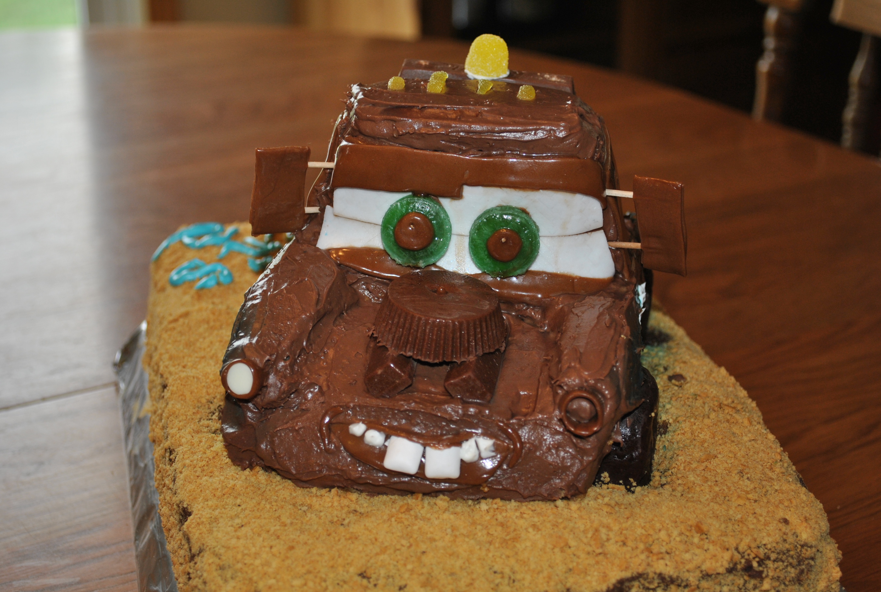 Mater Truck Birthday Cake