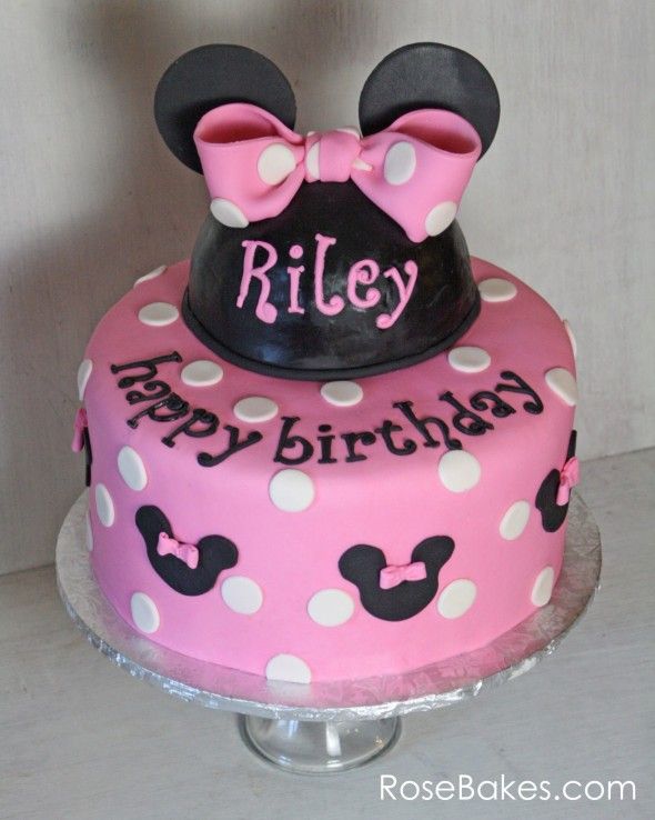 Minnie Mouse Birthday Cake