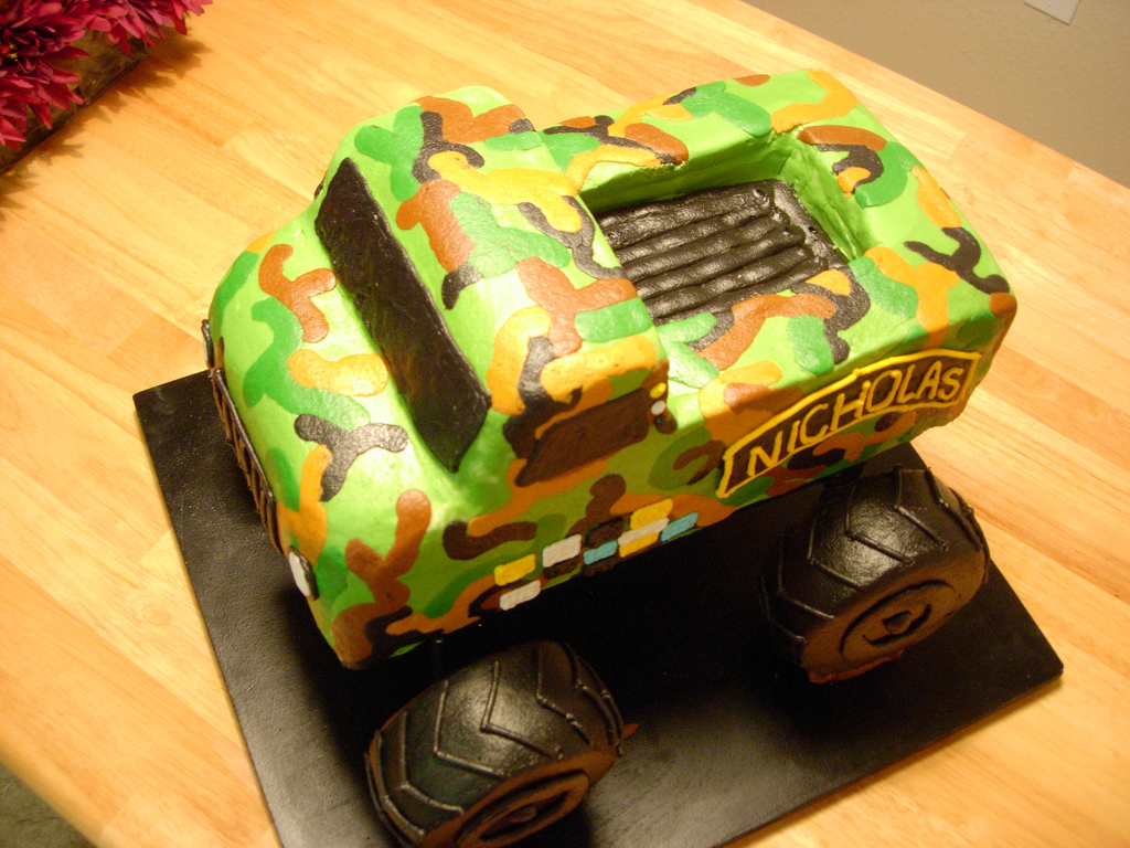 Monster Truck Cake