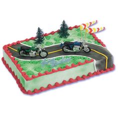 Motorcycle Cake Decorations