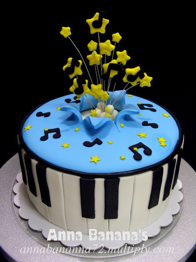 Music Birthday Cake