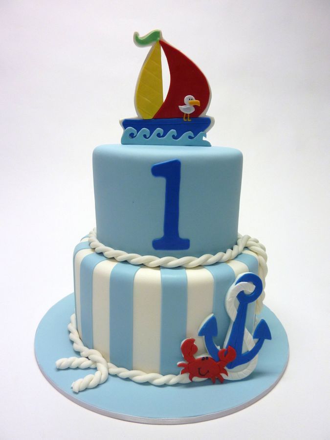 Nautical Birthday Cake