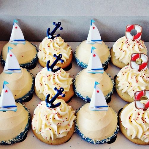 Nautical Cupcakes