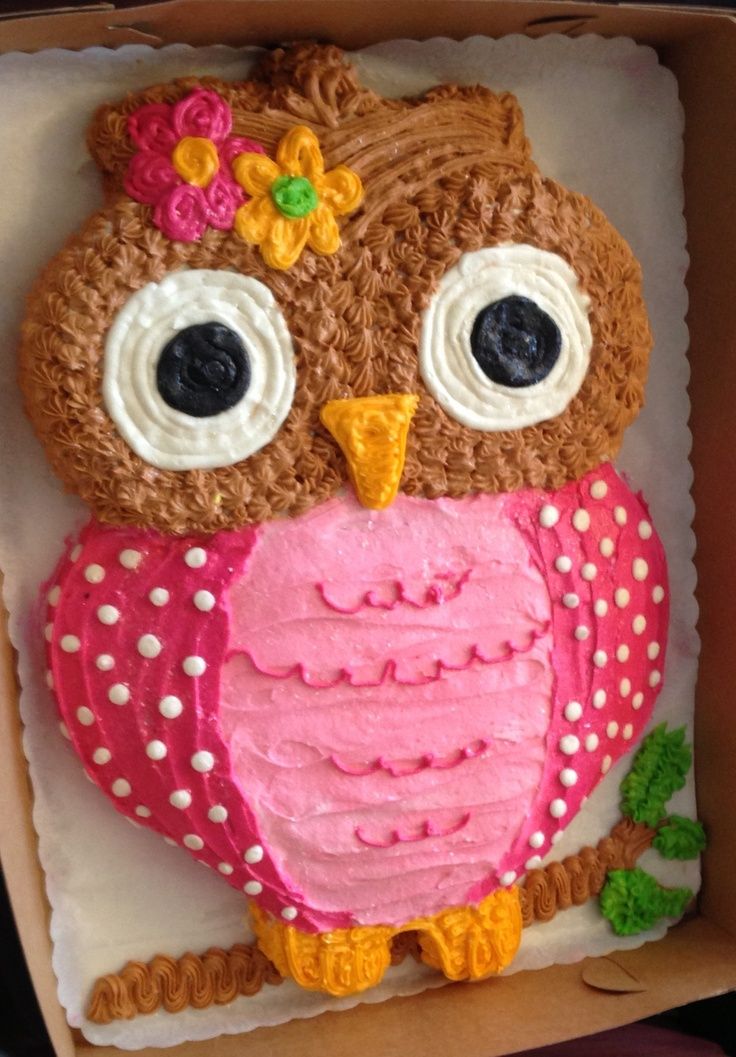 Owl Birthday Cake Ideas