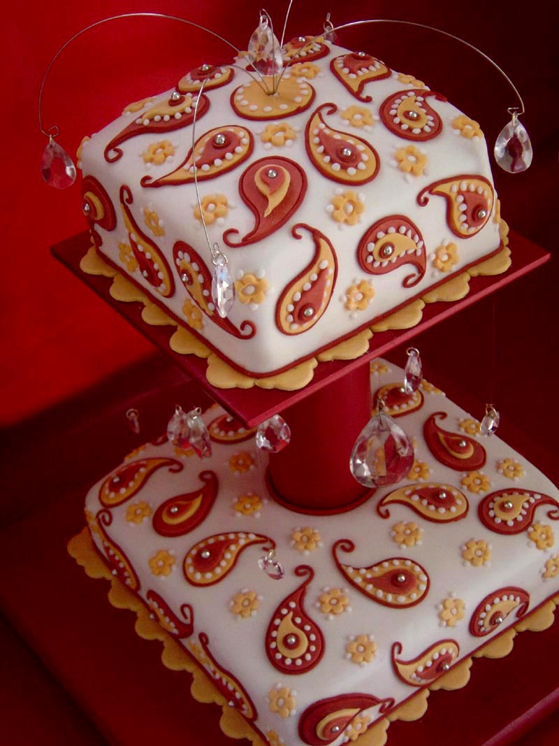 Paisley Wedding Cake