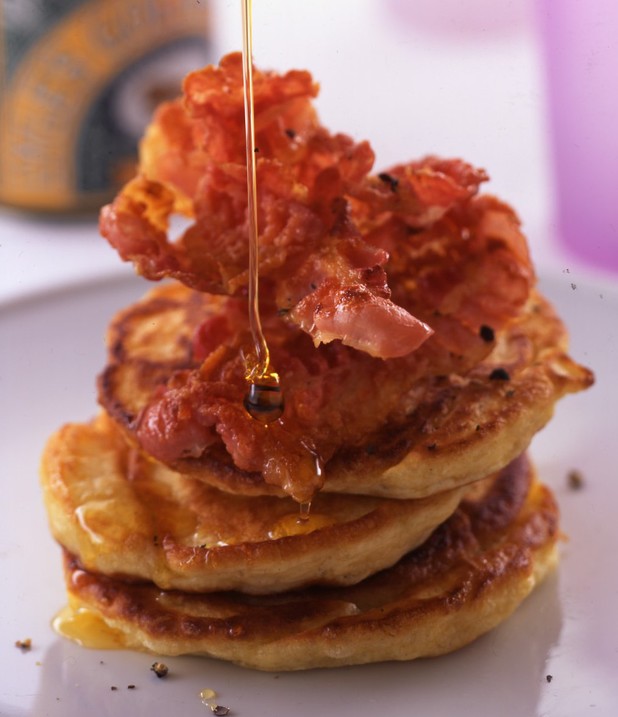 Pancakes and Bacon Breakfast