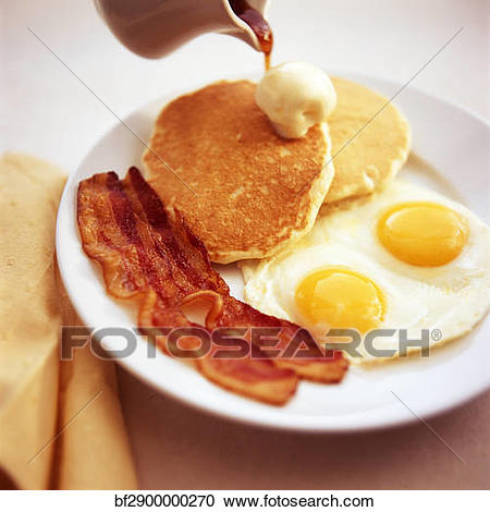 4 Photos of Bacon And Pancakes Clip