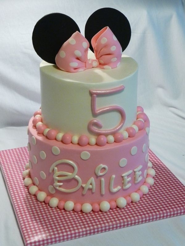 Pink Minnie Mouse Cake