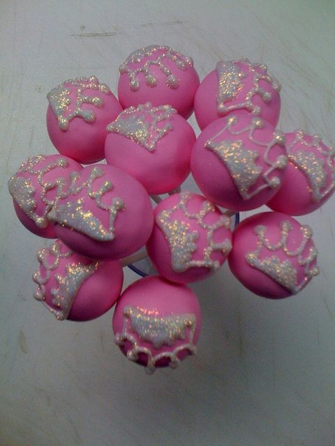 Pink Princess Cake Pops