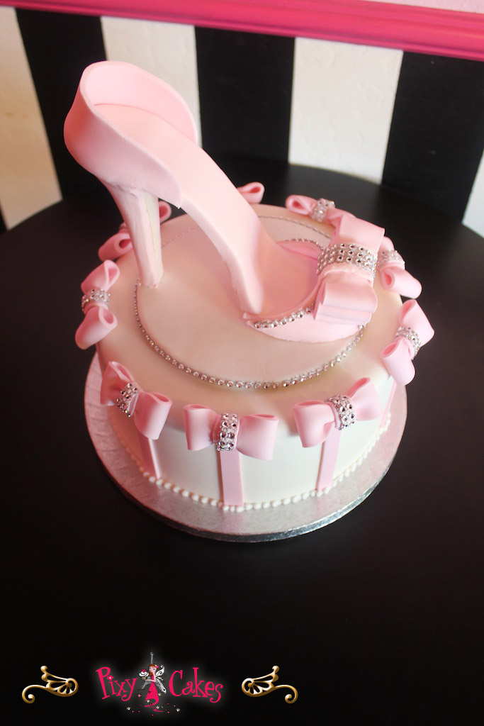 Pink Tier Birthday Cake