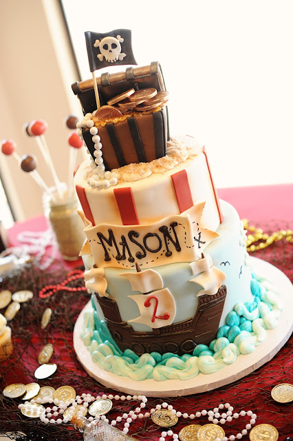 Pirate Birthday Party Cake