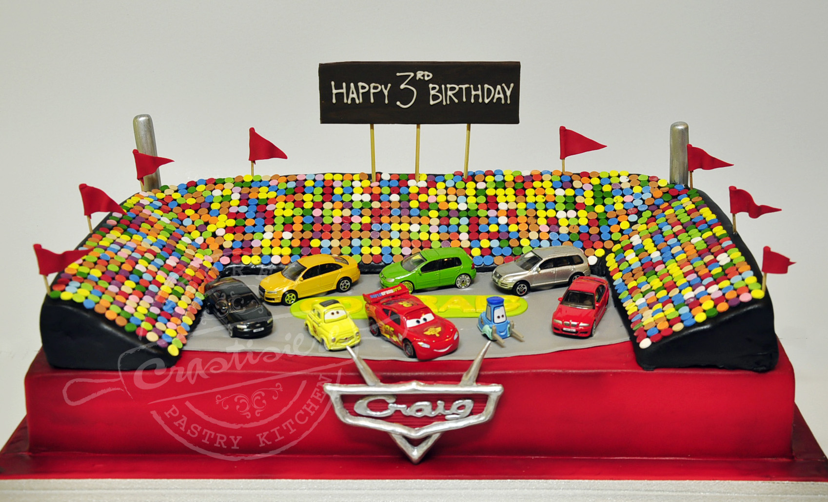 8 Photos of Pixar Cars 2 Cakes