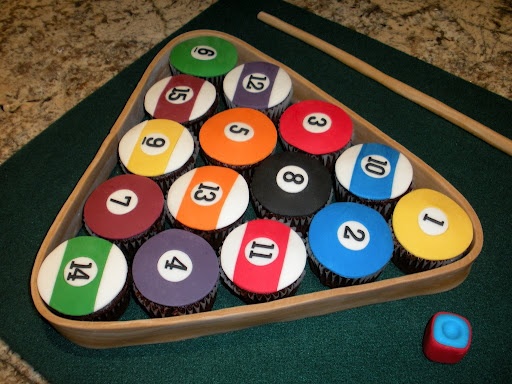 Pool Ball Birthday Cake