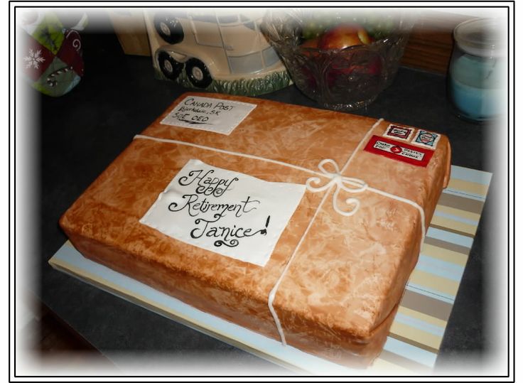 Postal Retirement Cake