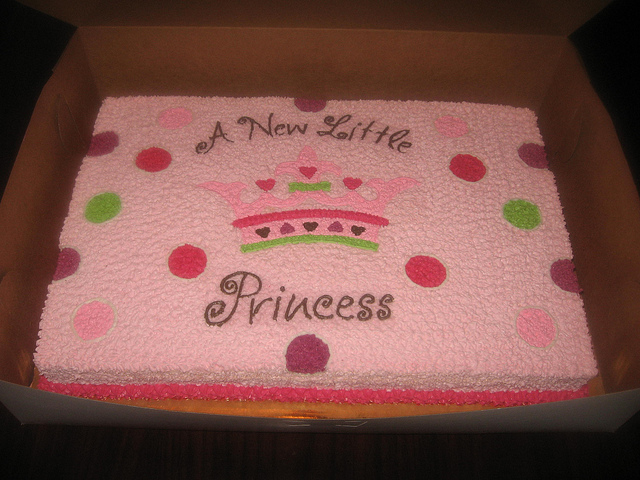 Princess Baby Shower Sheet Cakes