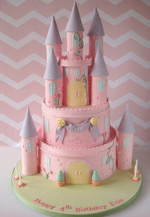 Princess Castle Cake