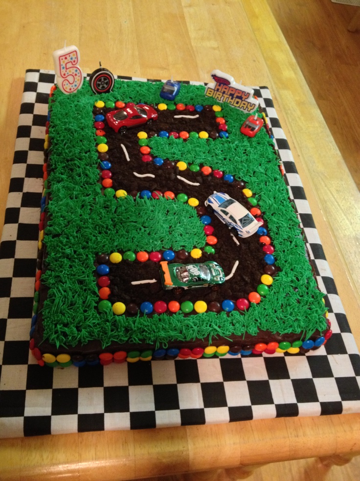 Race Car Birthday Cake Idea