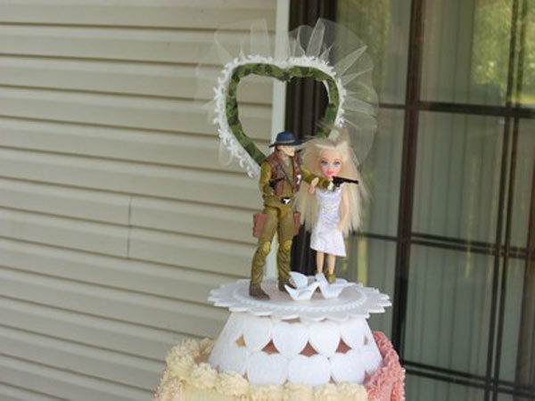 Redneck Wedding Cake Toppers