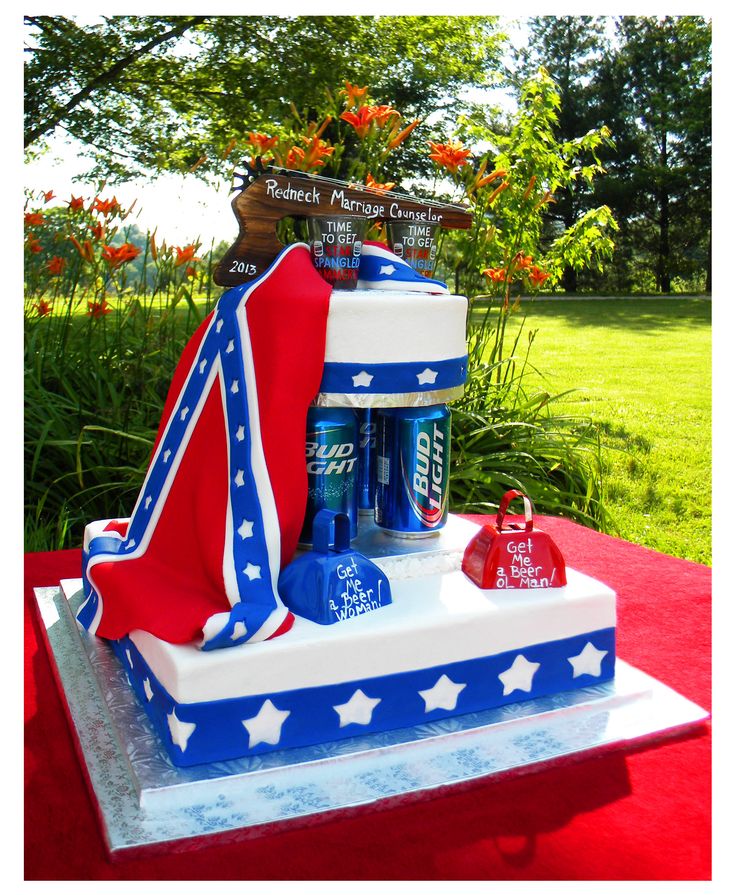 Redneck Wedding Cake