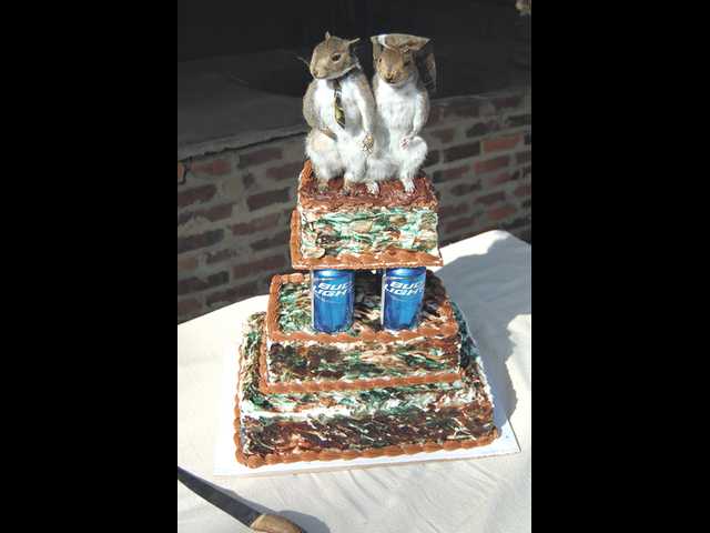 Redneck Wedding Cake