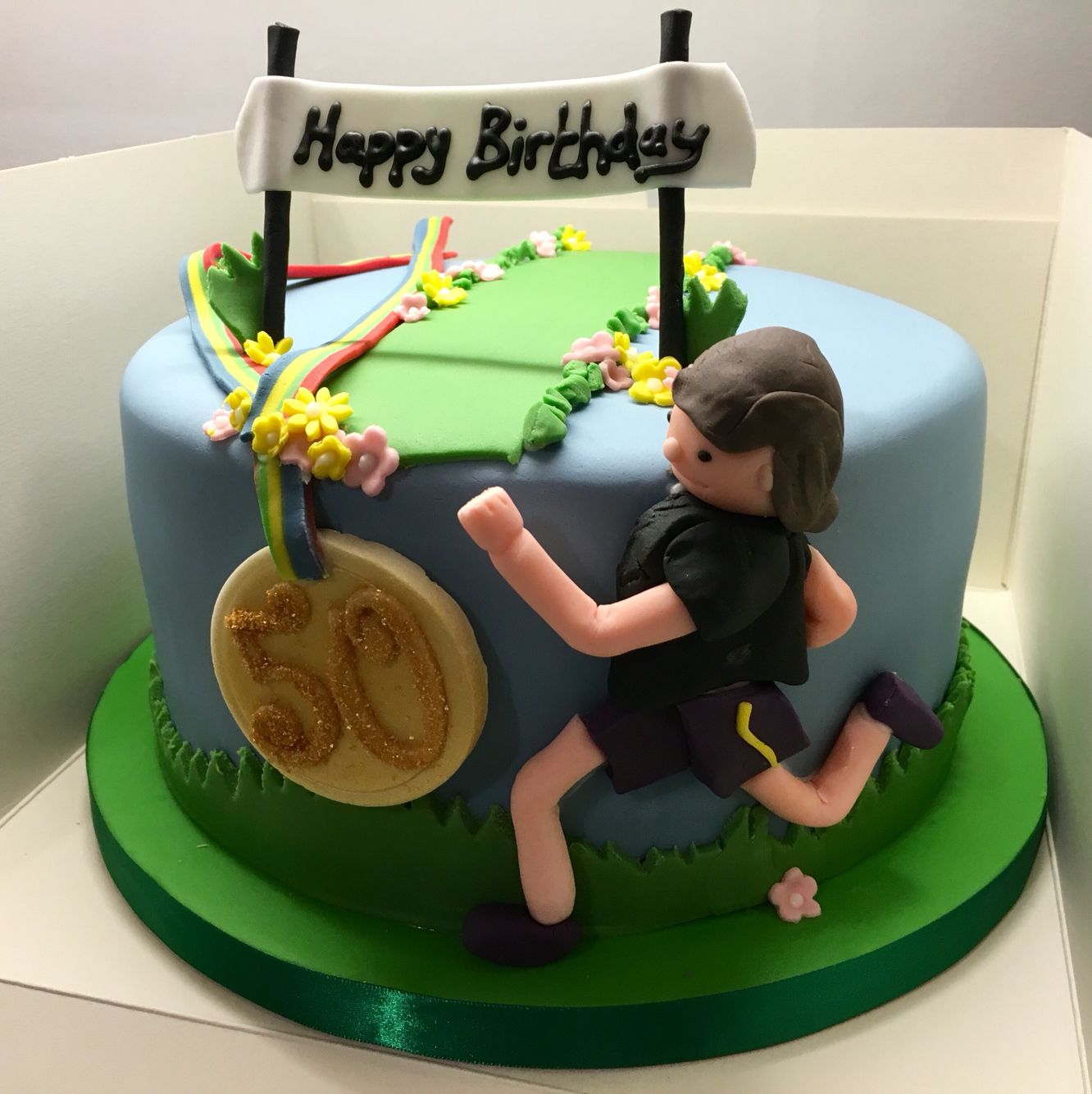 Runners Birthday Cake