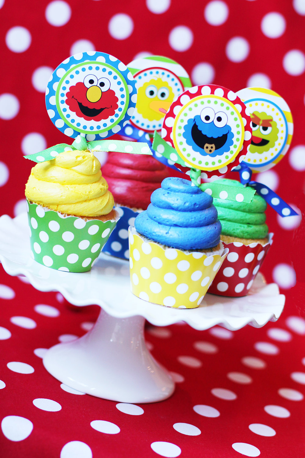 Sesame Street Cupcake Toppers