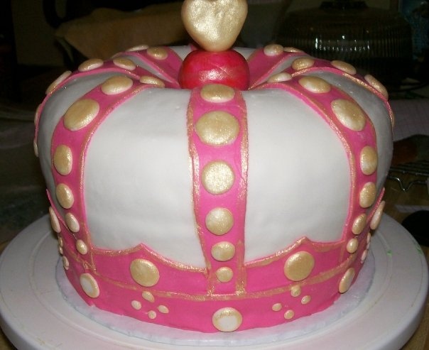 Shaped Cakes with Crown