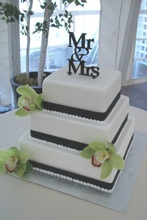 Square Wedding Cake