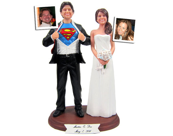 11 Photos of Superman Groom Cakes And Toppers