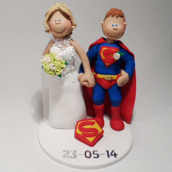 Superman Wedding Cake Topper