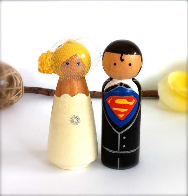 Superman Wedding Cake Topper