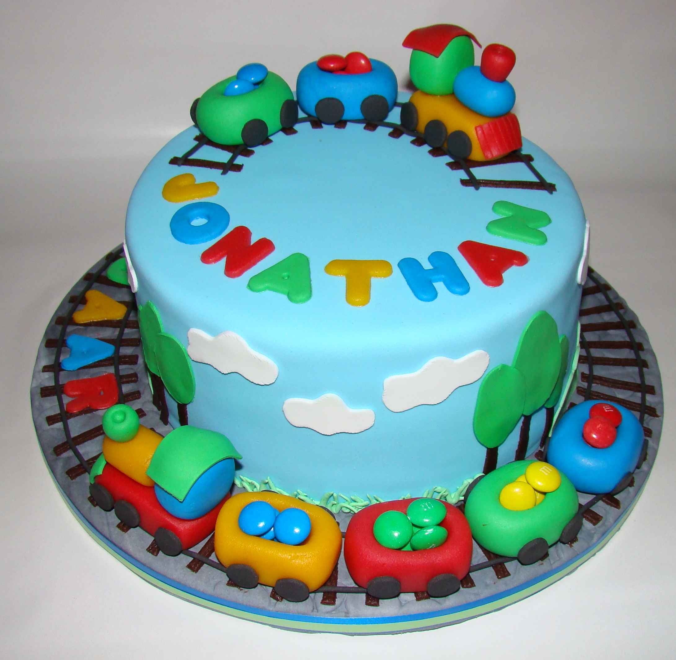 Two Year Old Boy Birthday Cake