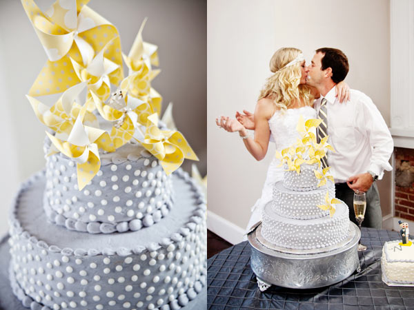 Wedding Cake with Pinwheels