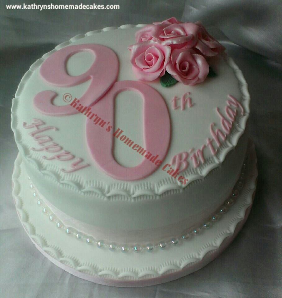 90th Birthday Cake Pretty