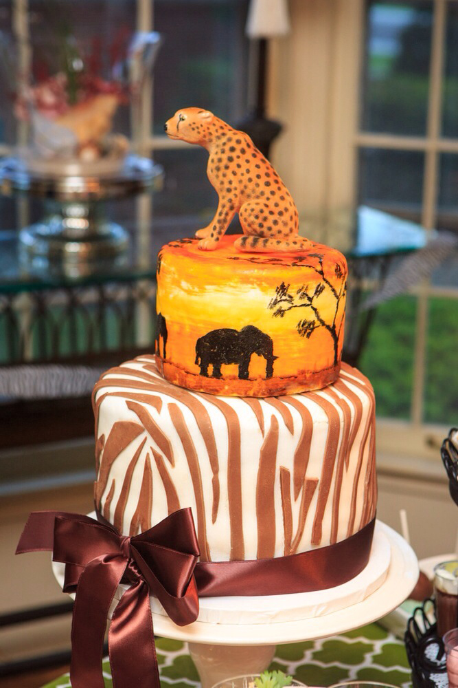 African Safari Birthday Cake