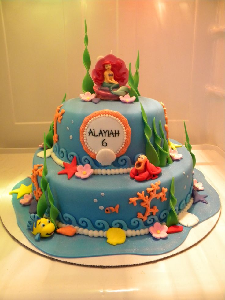 Ariel Little Mermaid Cake