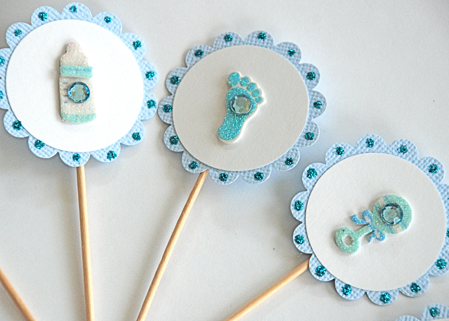 Baby Boy Cupcake Toppers