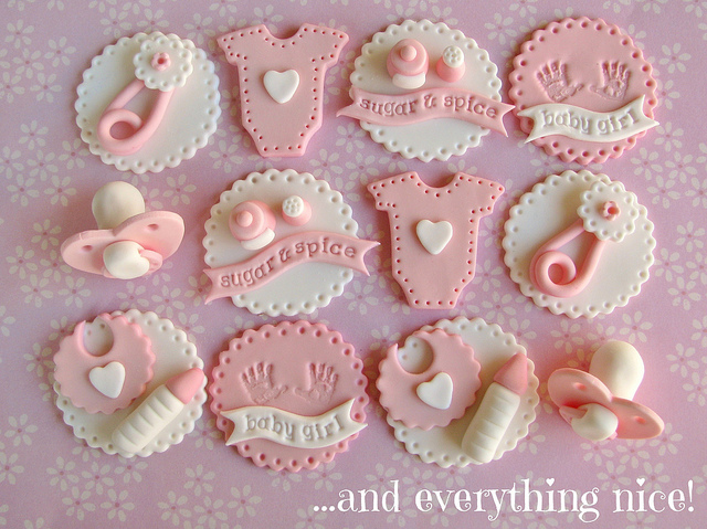 Baby Shower Cupcake Toppers