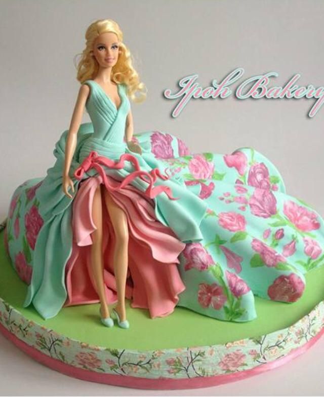 Barbie Doll Cake