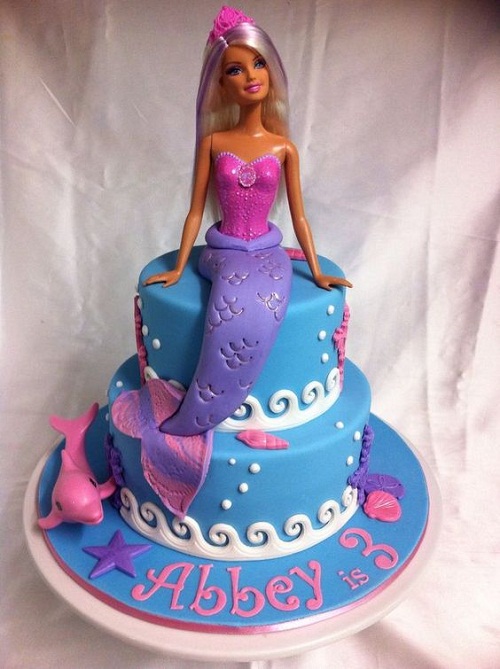 Barbie Mermaid Birthday Cake