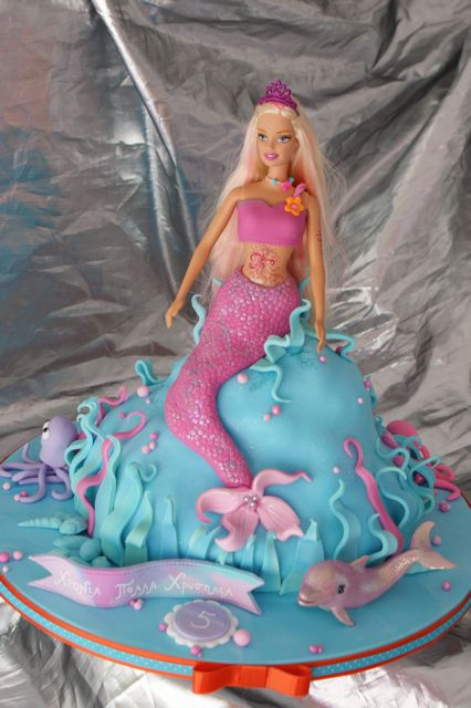 Barbie Mermaid Cake